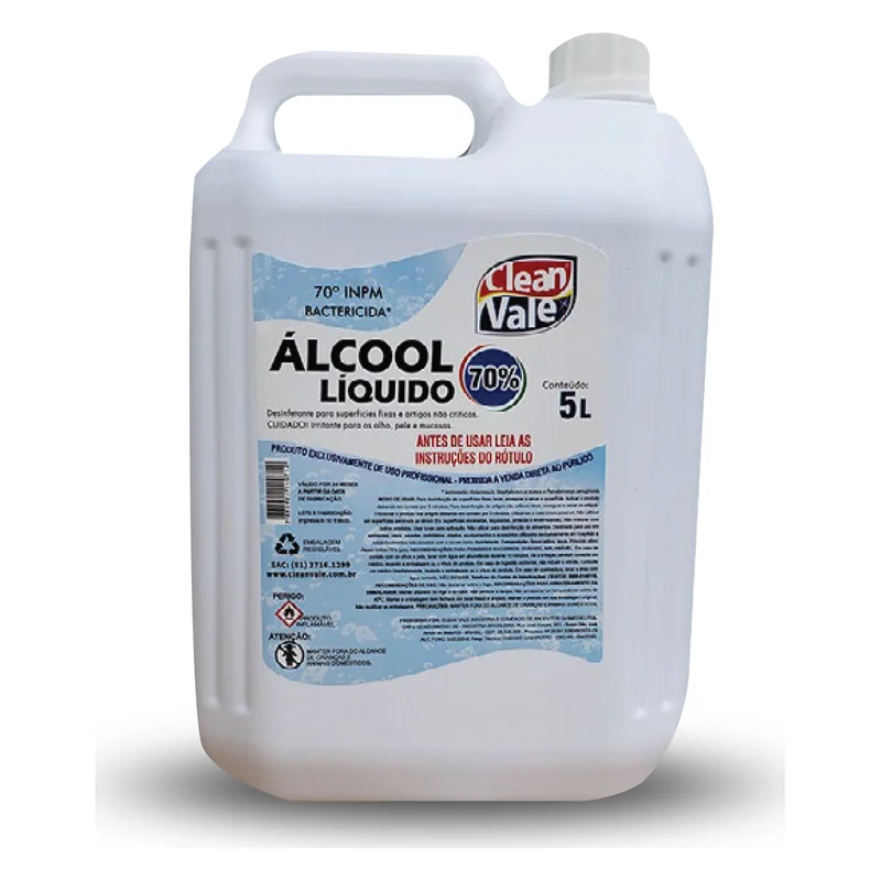 Álcool Líquido 70% Clean Vale