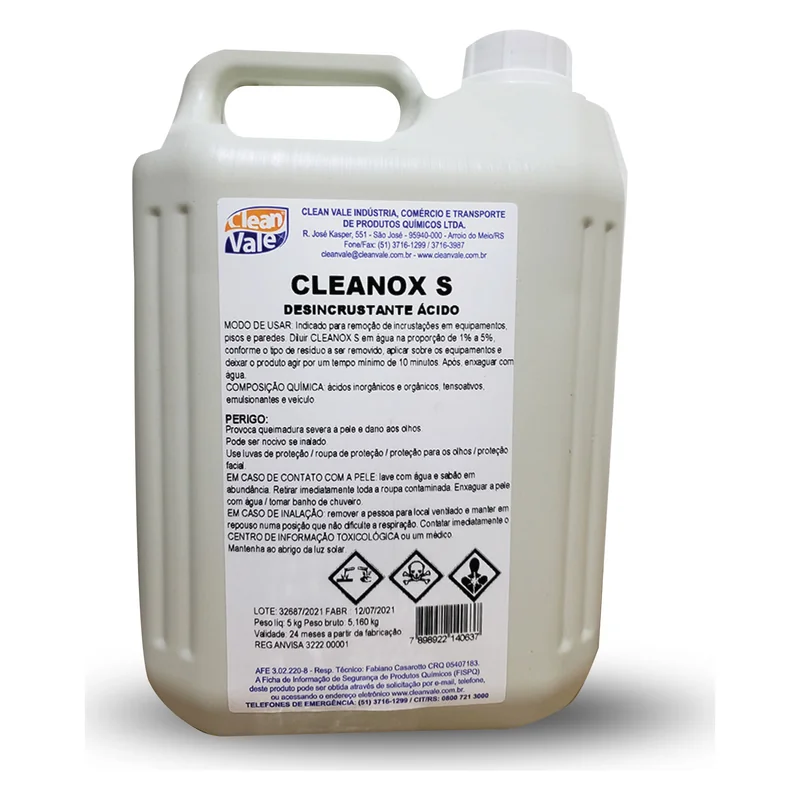 Cleanox S Desincrustante Ácido