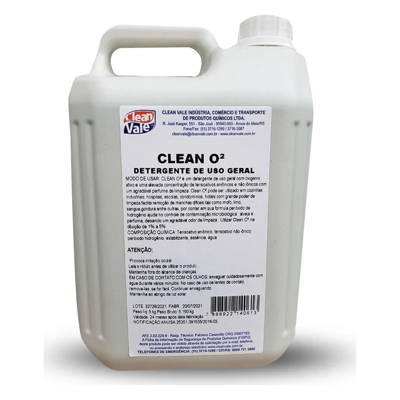 Clean O² Detergente de Uso Geral
