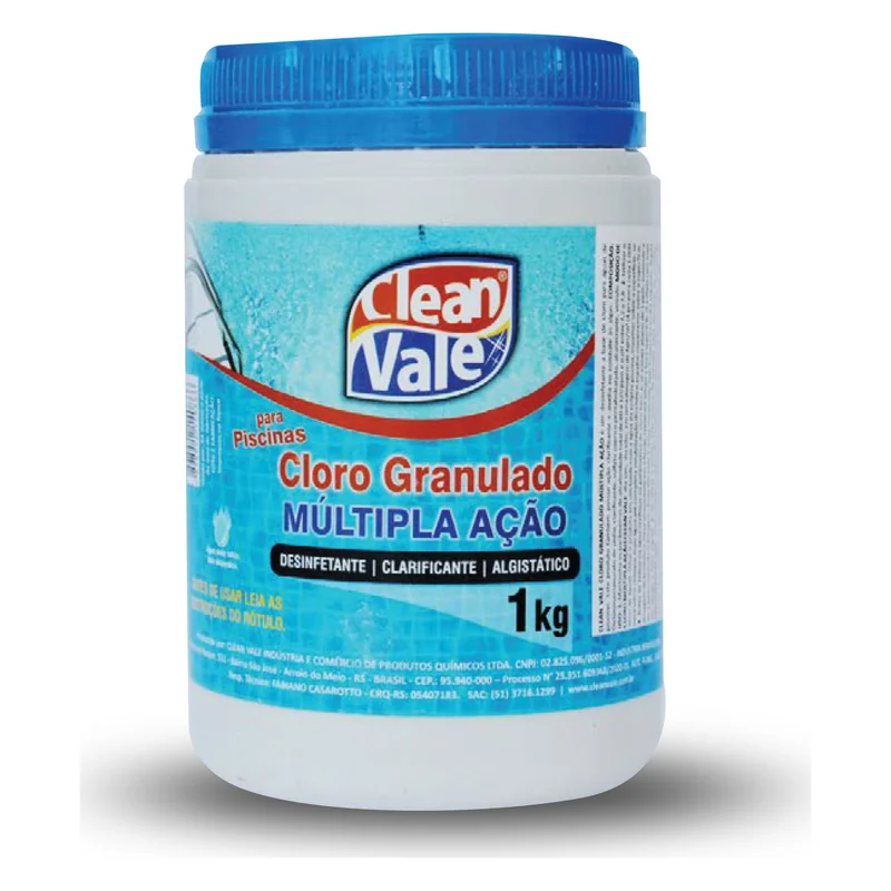 Cloro Granulado Múltipla Ação Clean Vale